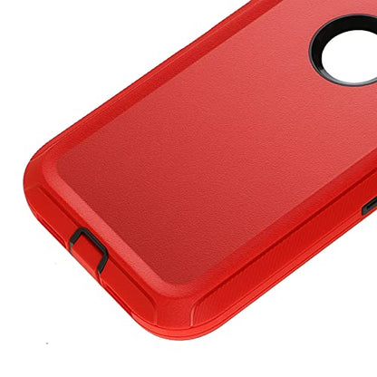 Co-Goldguard Case for iPhone XR Case 3-Layer Heavy Duty Bumper Cover Military Grade Drop Protection Shockproof Phone Case for iPhone XR 6.1 RedBlack - color: RedBlack