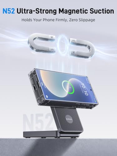 3 in 1 Wireless Charging Station for Samsung, Foldable Wireless Charger