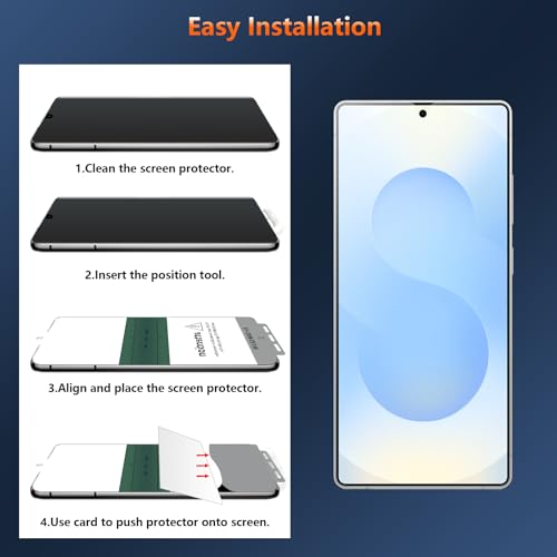 4 Way 360 ° Matte Privacy Screen Protector for Samsung Galaxy S25 - size: Galaxy S25