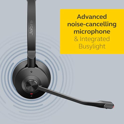 Jabra Engage 65 SE (Second Edition) Wireless Dual-Ear Headset, Black - style: Dual-Ear