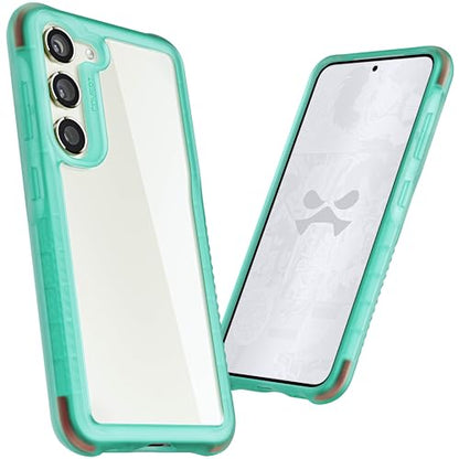 Ghostek Covert Galaxy S23 Phone Case Clear with Military Grade Shockproof Protection, Non-Slip Grip, Protective Silicone Cover Designed for 2023 Samsung Galaxy S23 (6.1") (Teal) - color: Teal [Limited], size: Galaxy S23