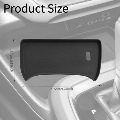 Wireless Charging Protective Mat for Subaru Crosstrek 2025, Car Wireless Charger Anti-Slip Pad, Cordless Charger Heat Insulating Silicone Material Non Slip Waterproof Accessories for Car Easy to Clean
