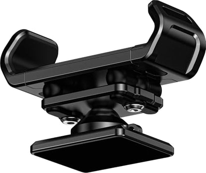 Kaedear Magnetic Motorcycle Phone Mount, Vibration Dampener, KDR-M35J - color: Black / Vibration Absorption Mount