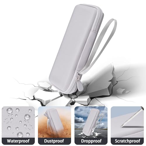 Hard Travel Case for UEQ/VBA/KEEPRO 3 in 1 Wireless Charging Station - color: White Case