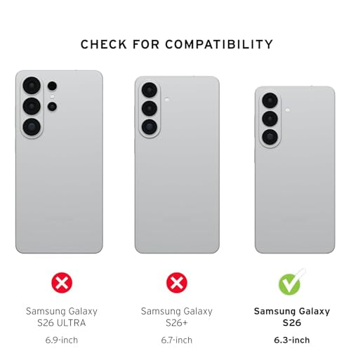 Battery Case for Galaxy S26, 10000mAh High Capacity Portable Rechargeable Protective Case Supported Qi Wireless Charging Compatible with Galaxy S26 (6.3 inch) Extended Battery Charger Cover -Black - size: Galaxy S26