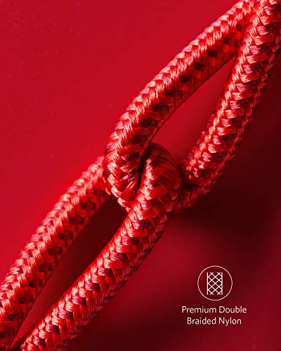 Anker USB C to USB C Cable, 60W Fast Charging Cable (2-Pack, 6 ft, Red) - color: Red, size: 6FT*2