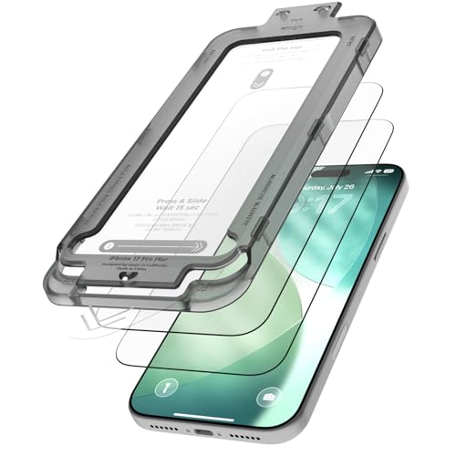 elago 2 Pack Tempered Glass Screen Protector for iPhone 17 Pro Max Clear | Case Friendly, 9H Surface Hardness, Anti-Fingerprint, Shatter-Proof, Scratch Protection, Bubble-Free - size: iPhone 17 Pro Max 2ea
