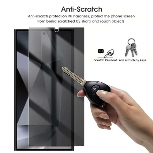 Privacy Screen Protector Tempered Glass for Samsung Galaxy Note 20 Ultra - Scratch Resistant Protective Film - Easy Installation Edge to Edge Protection - Bubble Free - size: Galaxy Note 20 Ultra