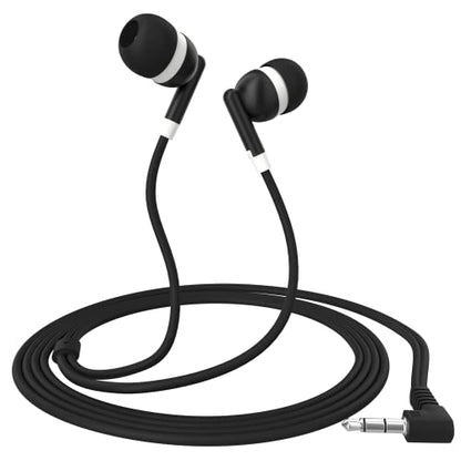 Maeline Bulk Earbuds with 3.5 mm Headphone Plug - 40 Pack Wholesale Bundle - Multi Color - color: Multi, size: 40 Pack