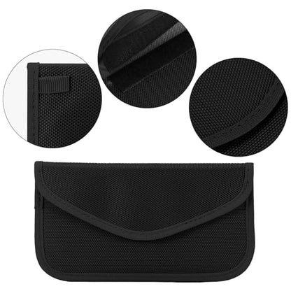 Faraday Bags for Car Keys and Cell Phone, RFID Signal Blocking Key Pouch Wallet Anti-Tracking Anti Theft Car Protection Signal Jammer WiFi GSM LTE NFC RFID GPS Blocker - color: 1 Packs - 8" * 4" Upgraded