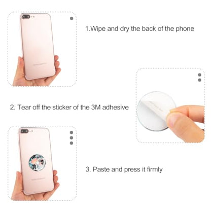 Bonoma Cell Phone Ring Holder Stand,3 Pack Sunset Beach Palm Tree - color: Sunset Beach Palm Tree