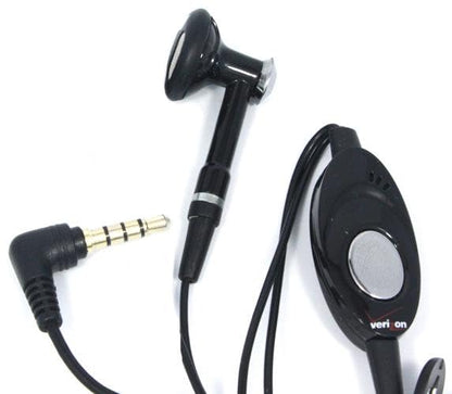 Mono Headset Wired Earphone Handsfree Mic Compatible with Sonim XP3plus 5G (Flip), 3.5mm Headphone Single Earbud in-Ear