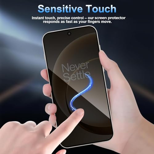 2 Pack for OnePlus 15 Privacy Screen Protector [Like Original Fingerprint Unlock], Anti-Spy Private OnePlus 15 TPU Film [Not Glass], Case Friendly, Scratch-Resistant, Sensitive Touch - size: OnePlus 15