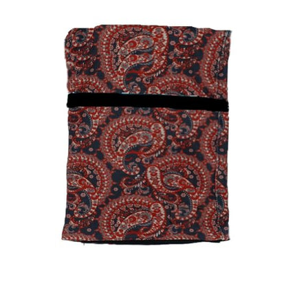 Sprigs Wrist Wallet Running Wristband Pocket for Keys Cards Cash ID Phone - color: Red Paisley