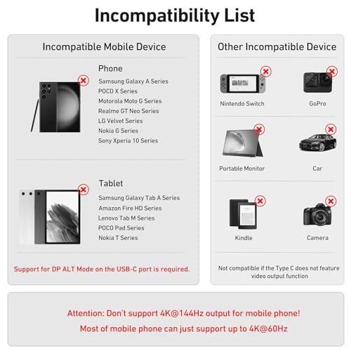 BENFEI USB C to HDMI 2.1 Cable (8K@60Hz, 4K@240Hz, 6ft, Aluminum Shell, Nylon Braided) Compatible with iPhone 15/16 Pro/Max, MacBook Pro/Air 2023, iPad Pro, Surface Book 2 More - size: 6 Feet, style: 8K@60Hz