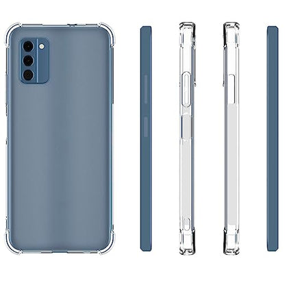 USTIYA Case for Nokia C300 4G Clear TPU Four Corners Protective Cover Transparent Soft funda