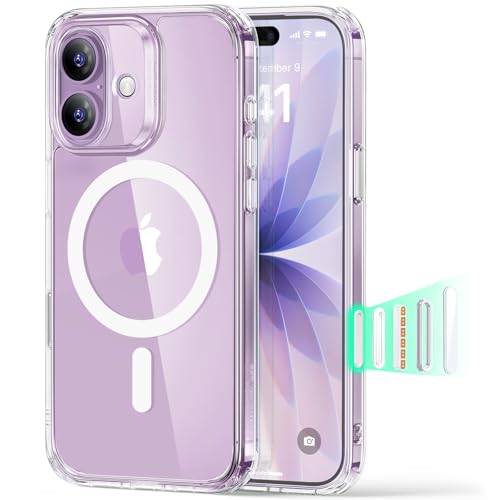 ESR for iPhone 17 Case for MagSafe, Camera Control, Clear | Ultra Slim, 3X Military-Grade Drop Protection, Magnetic Phone Case, Impact Absorbing, Resists Scratches - color: Clear, size: iPhone 17 6.3 inch