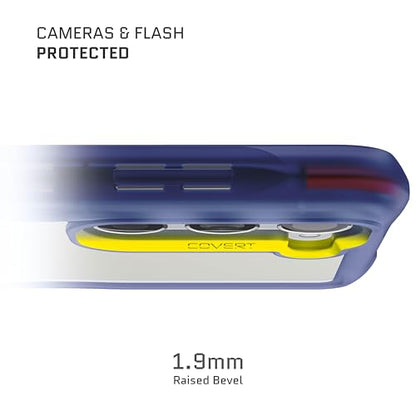 Ghostek Covert Samsung Galaxy S23 Case Clear with Military Grade Shockproof Protection, Non-Slip Grip, Protective Silicone Phone Cover Designed for 2023 Galaxy S23 (6.1") (Blue) - color: Blue [Limited], size: Galaxy S23