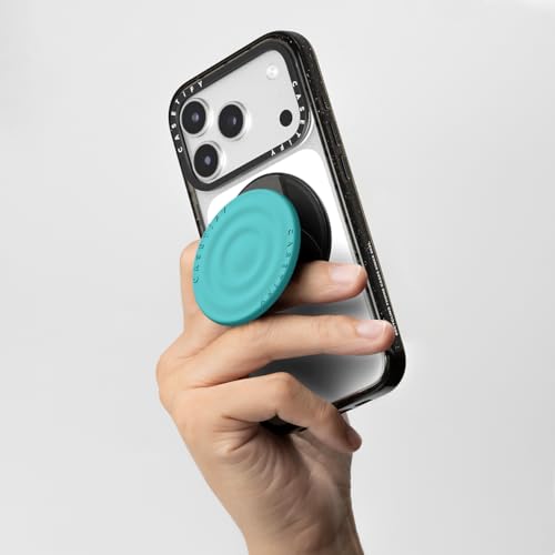 CASETiFY Snappy Ripple Grip Stand Compatible with Magsafe - Mint Blue