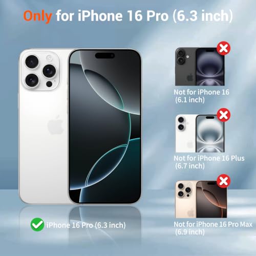 SUPFINE Silicone & Magnetic for iPhone 16 Pro Case - color: Aquamarine, size: iPhone 16 Pro