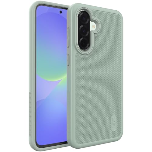 TUDIA DualShield Grip Designed for Samsung Galaxy A36 5G Case (2025), [MergeGrip] Military Grade Dual Layer Shockproof Slim Tough Heavy Duty Protective Phone Case for Galaxy A36 (Green Lily) - color: Green Lily