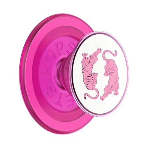 PopSockets Phone Grip for MagSafe, Magnetic Holder- Le Tigre Boca - color: Le Tigre Boca, style: MagSafe