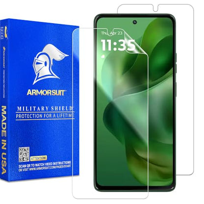 ArmorSuit 2 Pack for Motorola Moto G Power (2025) Screen Protector Case Friendly MilitaryShield HD Clear Film - Made in the USA - size: Moto G Power(2025)