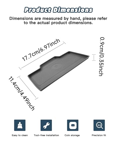 Ruiya 2026 CX5 Silicone Wireless Charging Pad for 2026 Mazda CX5 Accessories Non-Slip Console Tray Mat Compatible with 2026 Mazda CX5 2.5 S Premium Plus/2.5 S/Select/Preferred/Premium - color: 2026+ CX5 Wireless Mats