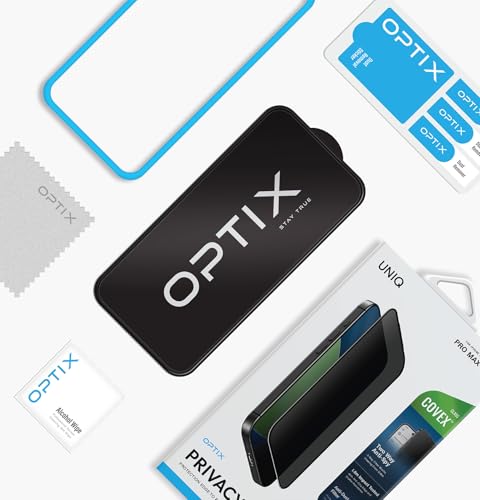 UNIQ Optix COVEX™ iPhone 17 Screen Protector (2025 Privacy) 6.3 Tempered Glass Protector