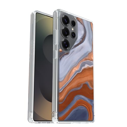 OtterBox Samsung Galaxy S25 Ultra Symmetry Series Clear Magnet Case - High Desert Marble (Blue) - color: High Desert Agate, style: Samsung Galaxy S25 Ultra