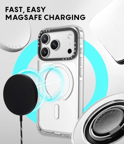 CASETiFY for iPhone Air Case - Impact Clear Compatible with MagSafe | Not Yellowing | 6.6 ft. 3X Military Grade Drop Protection | Clear - color: Clear, size: Iphone Air (6.5")