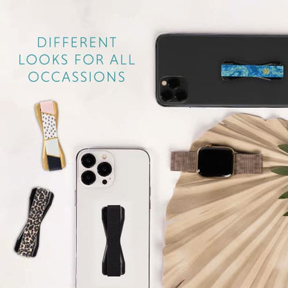LOVEHANDLE Original Universal Phone Grip - Solid Black