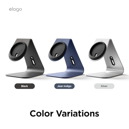 elago MS4 Charging Stand for MagSafe Charger - color: Silver