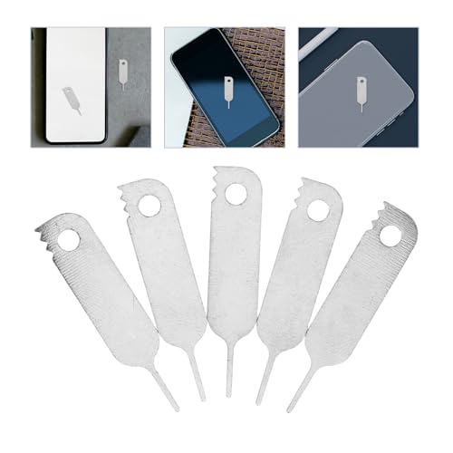 Operitacx 400pcs Universal Sim Card Tool Kit with Tray Ejector Pins and Watch Band Pin Remover for Smartphones Tablets Mobile Phone Maintenance