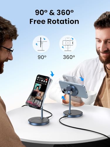 UGREEN MagFlow 2-in-1 MagSafe Compatible Wireless Charging Stand