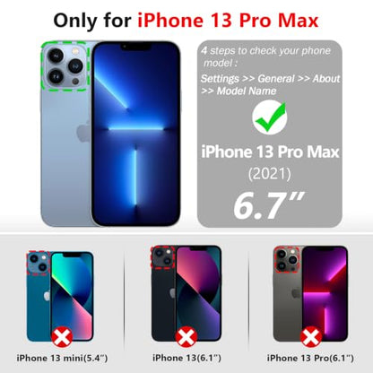 Varikke Wallet Case for iPhone 13 Pro Max Compatible with Magsafe, L-Purple - color: (Compatible with MagSafe) Light Purple, size: iPhone 13 Pro Max 6.7"