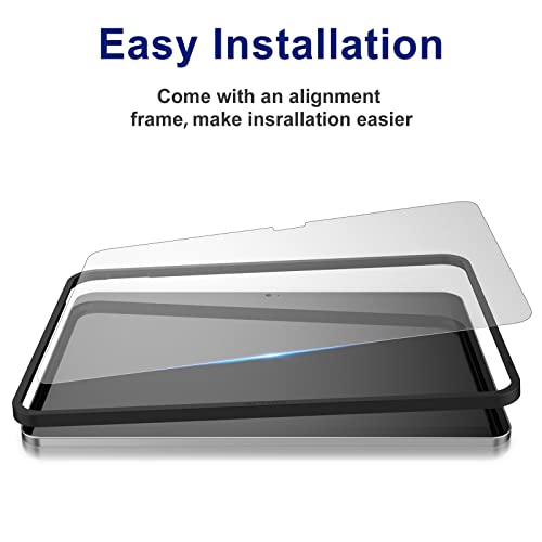 2 Pack Matte Glass Screen Protector for iPad A16 11 Inch (2025 11th Generation) / iPad 10th Generation 10.9” 2022 (Not Privacy) Anti Glare Anti Fingerprint Tempered Glass with Alignment Frame - size: iPad 11th 11"/10th 10.9"
