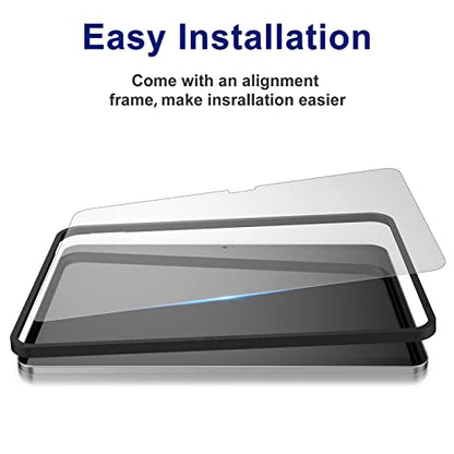2 Pack Matte Glass Screen Protector for iPad A16 11 Inch (2025 11th Generation) / iPad 10th Generation 10.9” 2022 (Not Privacy) Anti Glare Anti Fingerprint Tempered Glass with Alignment Frame - size: iPad 11th 11"/10th 10.9"