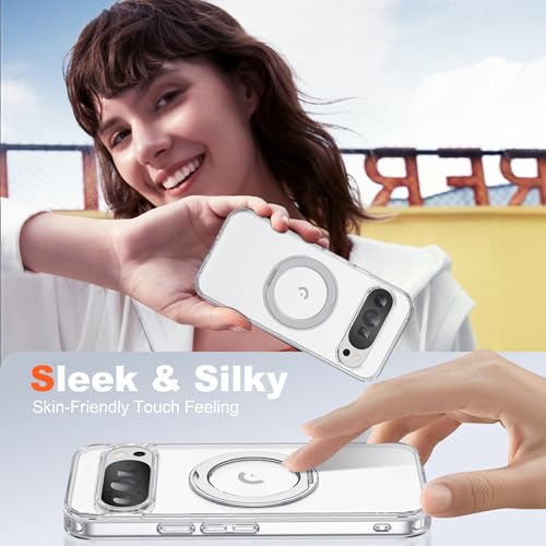 Compatible with Google Pixel 10/10 Pro Case with Stand 6.3",Clear - color: Clear, size: Google Pixel 10/Pixel 10 Pro