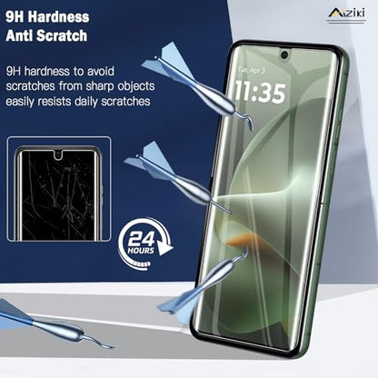 Hydrogel film for Motorola Razr+ Plus 2026 Screen Protector, Flexible TPU, [2 Main Screen +2 Front Screen], Bubble Free Screen Protector for Moto Razr Plus 2026, Clear
