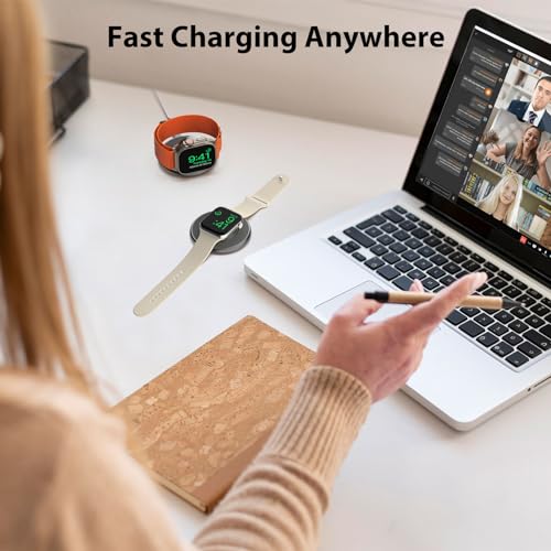KU XIU 5W Fast Charging for Apple Watch Charger Foldable Magnetic Dock Gray
