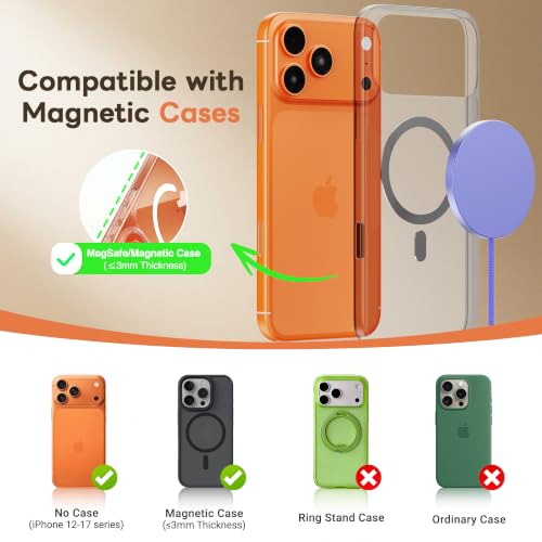 MagSafe 25W Magnetic Wireless Charger Fast Charging Pad for iPhone - color: Dark Violet