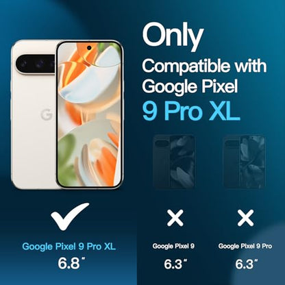 JETech Screen Protector for Google Pixel 9 Pro XL, 2+2 Pack - size: Pixel 9 Pro XL