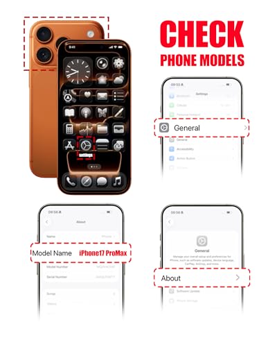 for iPhone 17 Pro Max Wallet Case, Flip Folio Phone Cover with Card Holder, RFID Blocking, Shockproof Protective Case with Kickstand, Magnetic Closure, PU Leather & TPU, Red - color: Red