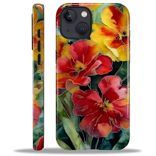 Case for iPhone 15 Plus Case,Vintage Floral Girly Design - Hybrid Dual Protection Silicone + Hard PC Shockproof Full Body Cover Slim Anti-Scratch Protective Case for Men Women - color: Vintage Floral Girly, size: iPhone 15 Plus