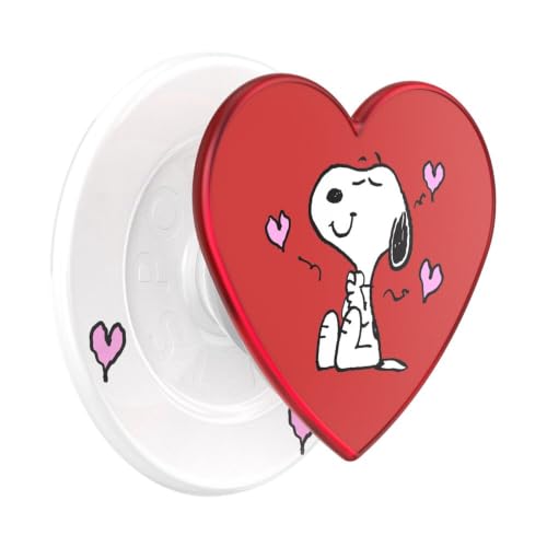 PopSockets Phone Grip for MagSafe, Magnetic Holder- Snoopy's Big Heart - color: Snoopy's Big Heart, style: MagSafe