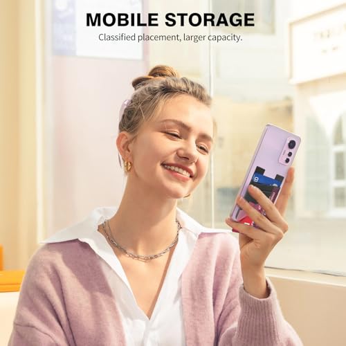 3 Pcs Card Holder for Back of Phone,Silicone Back Card Holder - color: 3PCS