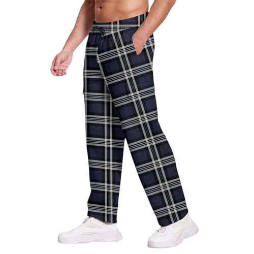 Mens Casual Pants Canvas Stretch Tactical Water Resistant Deep Pockets Utility BDU Camping Tactical Pants for Men - color: A Dark Gray, size: Large