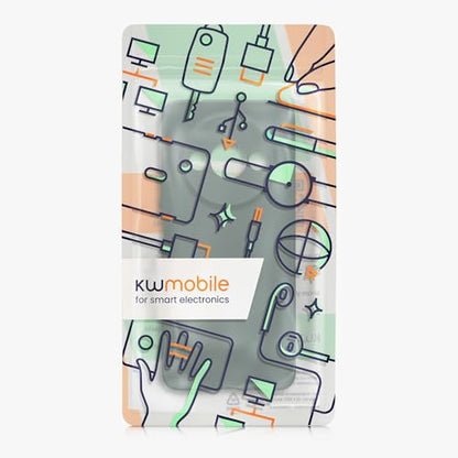kwmobile Case Compatible with Xiaomi Redmi A3 Case - Protective Slim TPU Phone Cover - Soft Matte Finish - Moss Green - color: moss green