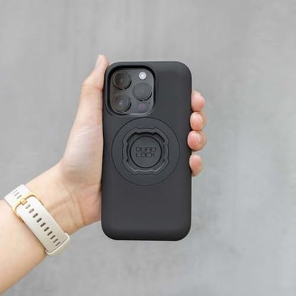 Quad Lock Motorcycle Fork Stem Mount PRO Kit with Vibration Dampener and MAG Phone Case for iPhone 15 Pro - size: iPhone 15 Pro